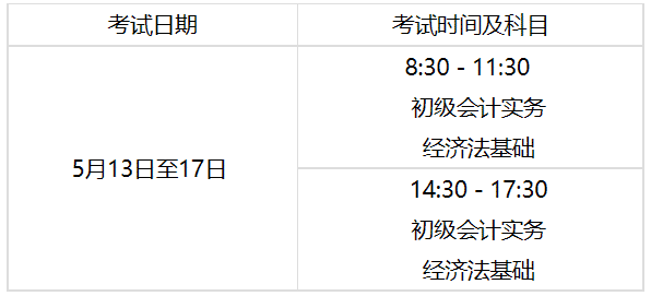 內(nèi)蒙古2023年初級(jí)會(huì)計(jì)準(zhǔn)考證打印和考試時(shí)間