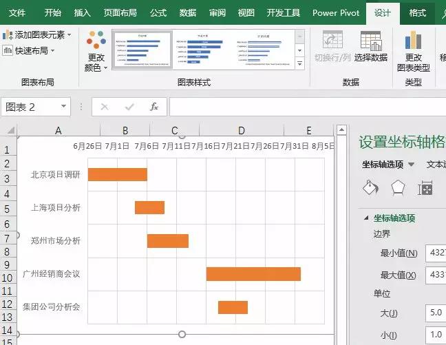 excel項目管理甘特圖制作教程